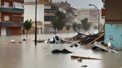 Zware overstromingen hebben het zuidoosten van Spanje teisterd, vooral de regio's Valencia en Murcia, met tientallen doden en grote schade als gevolg.