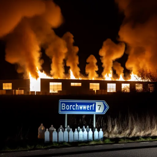 Op donderdag 7 november brak een zeer grote brand uit in een loods op het industrieterrein Borchwerf in Roosendaal, waarbij PET-flessen betrokken zijn. Lees meer over de locatie, oorzaak, en maatregelen.