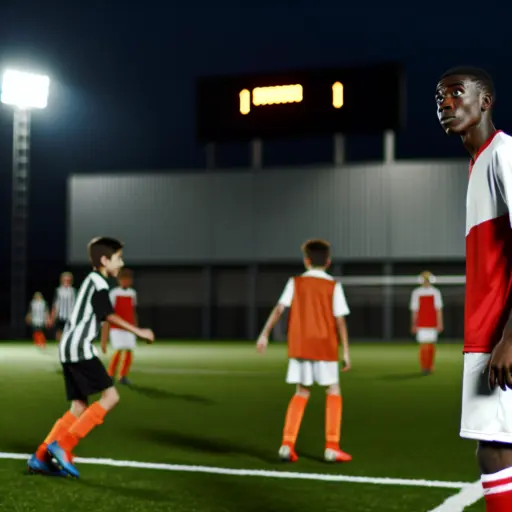 Wereldster Jude Bellingham was aanwezig bij de vriendschappelijke wedstrijd tussen Jong Oranje en Jong Engeland in Almere, die eindigde in een 1-1 gelijkspel.