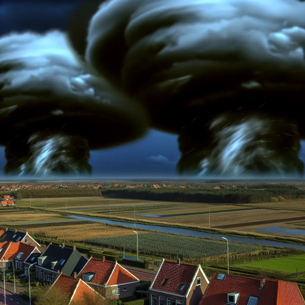 Haal je paraplu's en windjacks tevoorschijn, want Nederland staat voor een dubbele stormuitdaging met zware windstoten en code geel in het vooruitzicht.