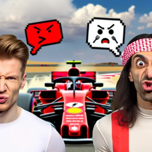 Een blik op de verhitte strijd tussen George Russell en Max Verstappen in de Formule 1, met humoristische ondertonen en sociale media reacties.